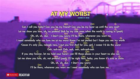 At My Worst - Pink Sweat$ Covered [Chord and Lyric] - Guitar Academies