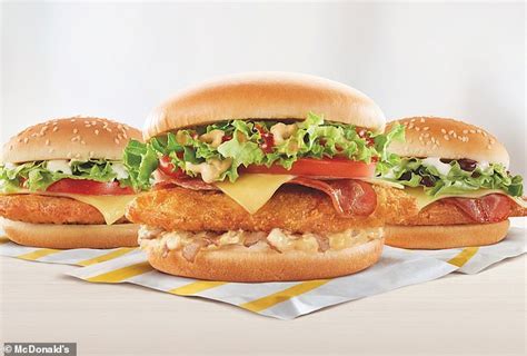 McDonald's new lip-smacking chicken burger menu - as restaurant unveils a VERY unusual ...