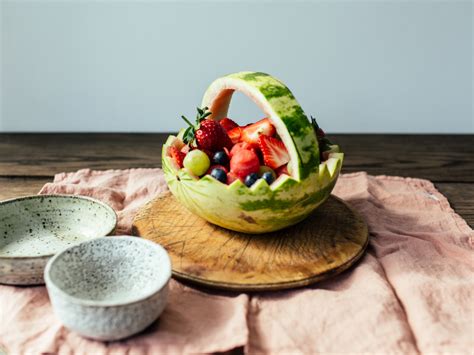 Watermelon Basket Fruit Salad Recipe - Food.com