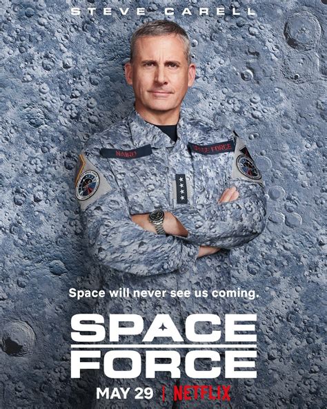 Space Force Poster Has Steve Carell Rockin Latest in Lunar Camo