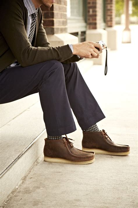 loto claro Imaginativo clarks wallabees with suit Escudero mostrador ...