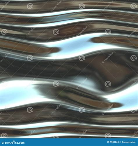 Shiny Liquid Chrome stock illustration. Illustration of swirly - 5583263