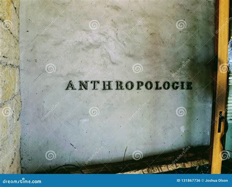 Anthropologie Logo on the Side of a Building Editorial Photo - Image of ...