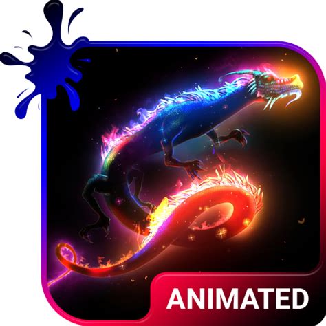 Neon Fire Dragon & Wallpaper - Apps on Google Play