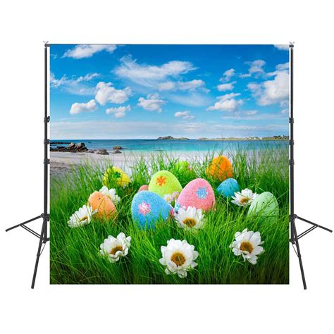 8x8ft christian easter backdrops for photography vinyl background easter island photo backdrops ...