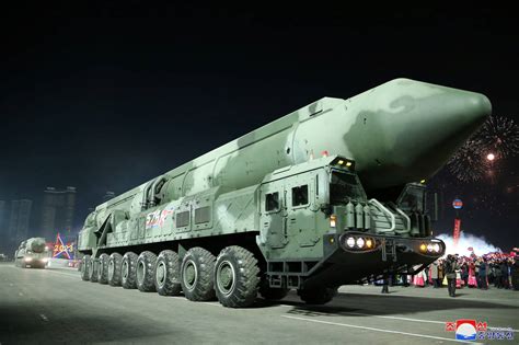 North Korea unveils apparent new ICBM in nighttime military parade ...