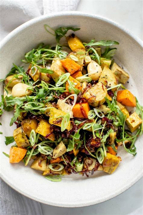 Easy roast kumara salad with orange dressing • Ascension Kitchen