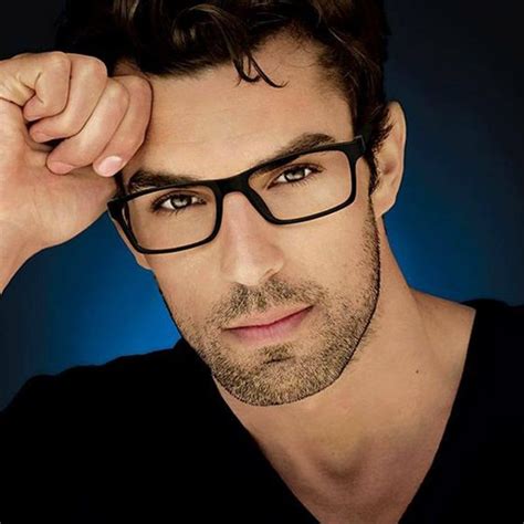 Clear Lens Square Men Eyeglasses Black Brown Plastic Frame Retro ...