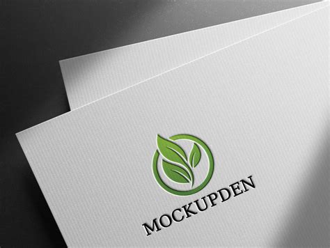 Free Logo Presentation Mockup PSD Template by Mockup Den on Dribbble