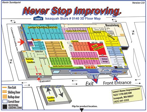 kevin sundquist - Lowe's Store Map