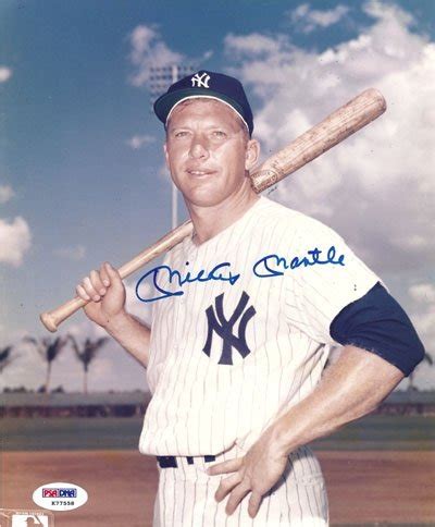 Mickey Mantle Autographed: Mickey Mantle Autographed/Hand Signed 8x10 ...