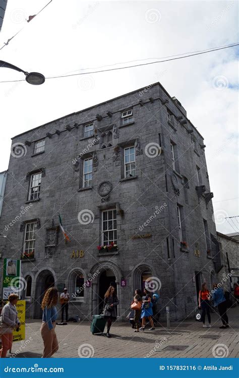 Old city, Galway, Ireland editorial photo. Image of cultural - 157832116