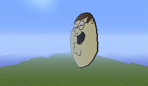 Peter Griffin Face (Pixel Art) Minecraft Project