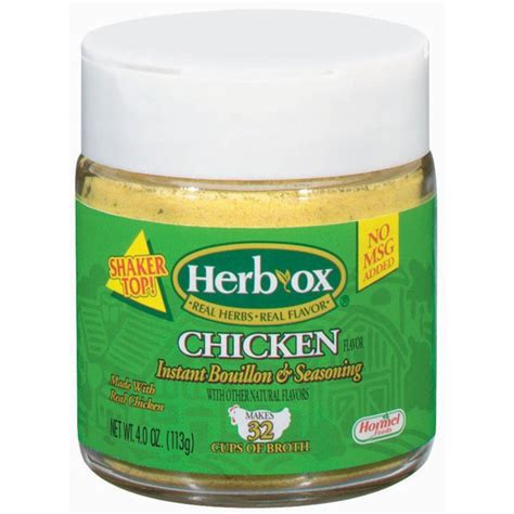 HERB-OX Chicken Instant Bouillon Granules Bouillon & Seasoning 4 OZ ...