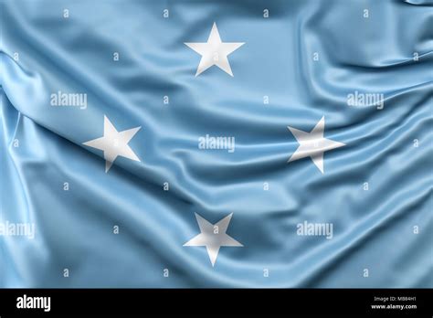 Flag of Micronesia Stock Photo - Alamy