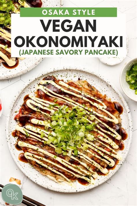 Vegan Okonomiyaki (Osaka Style Savory Pancake) - Okonomi Kitchen