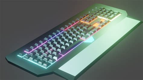 ArtStation - Multi-colored Neon keyboard