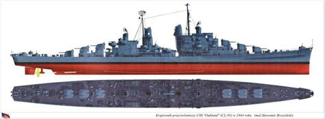 US Oakland - Atlanta class Light Cruiser | Warship, Cruisers, Naval