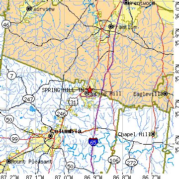 Spring Hill, Tennessee (TN) ~ population data, races, housing & economy