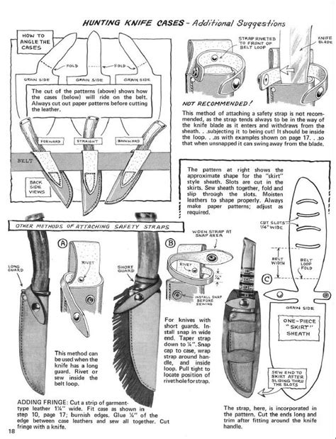 Free Printable Leather Knife Sheath Patterns - Printable Word Searches