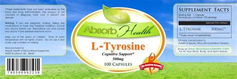 Buy Tyrosine Capsules - Improve Your Mood Now