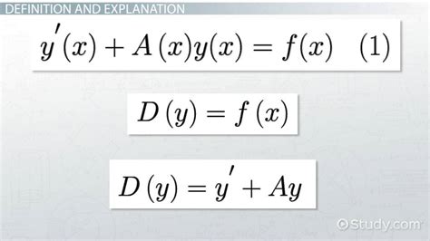 Linear Differential Equation - denis