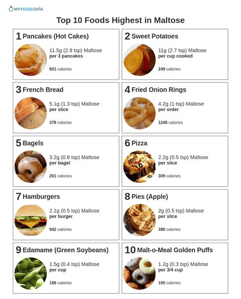 Top 10 Foods Highest in Maltose