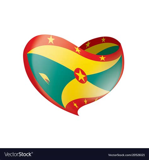 Grenada flag Royalty Free Vector Image - VectorStock