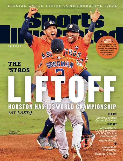 Houston Astros 2017 World Series Champions Sports Illustrated Cover ...