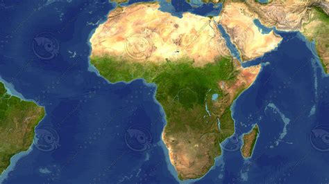 3d africa maps