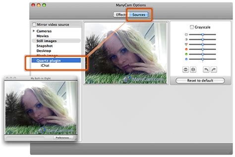 Webcam Software for iChat |ManyCam