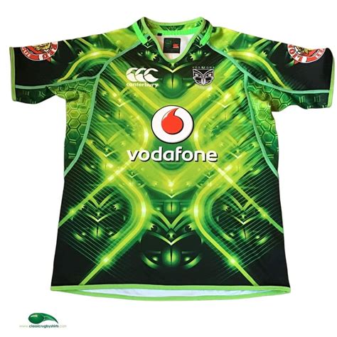 World Rugby Shirts | 2014 New Zealand Warriors Vintage Old Jerseys