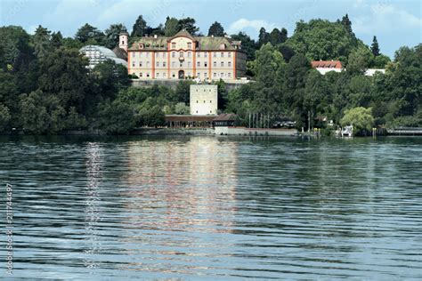 Insel Mainau mit Schloss Stock Photo | Adobe Stock