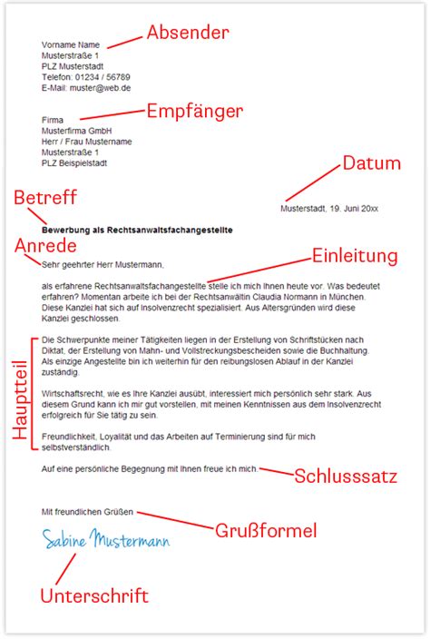 Bewerbungsschreiben Muster: Bewerbungsschreiben Überschrift