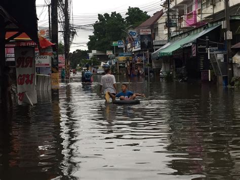 Flood Water Damages Large Areas on of the City