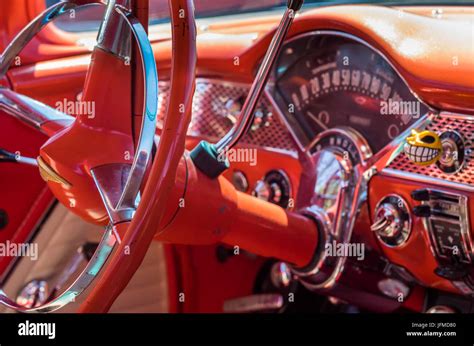 1950s car interior hi-res stock photography and images - Alamy