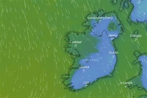 Cork weather: Temperatures to plunge below freezing as snow and ice warning issued up the ...