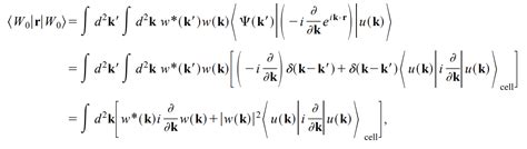 quantum mechanics - Derivation of the position of wave packet - Physics Stack Exchange