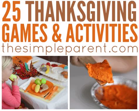 Try Thanksgiving Activities for Families and Make More Memories to Be Thankful For! • The Simple ...