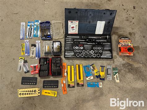 Tap & Die Set W/Drill Bits Assortment BigIron Auctions