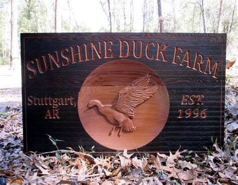 Custom Outdoor Farm Sign 2'x3' Carved Cedar Custom