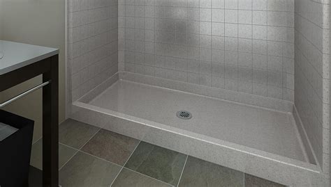 Tools & Home Improvement White 6″ Curb Height Bestbath 30″ x 30″ Step-in Shower Base/Pan Center ...