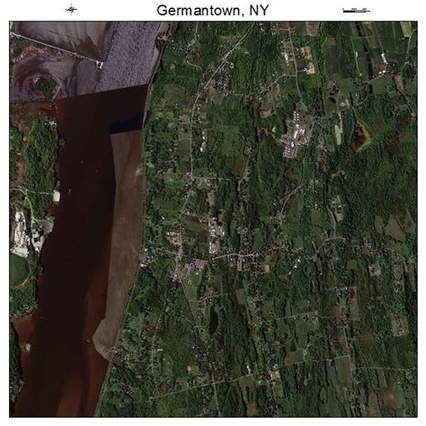 Aerial Photography Map of Germantown, NY New York