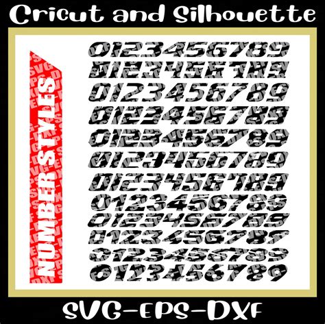 Motocross Number Font Style Svg Files /racing Plate - Etsy Australia