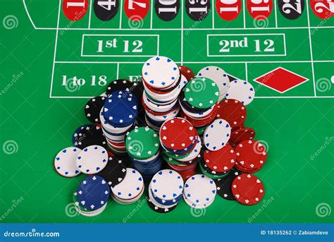 Roulette Chips Stock Photography - Image: 18135262