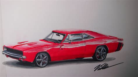 1969 Dodge Charger Drawing at PaintingValley.com | Explore collection of 1969 Dodge Charger Drawing