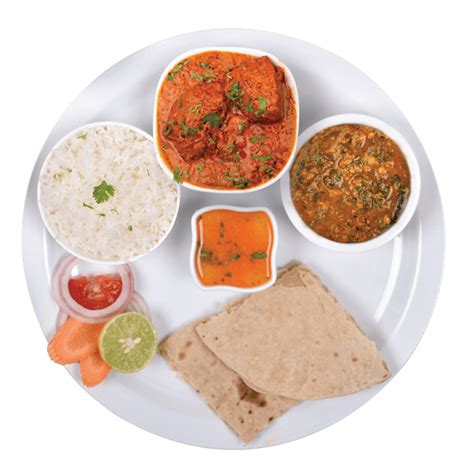 Gujarati Thali High-Quality Png