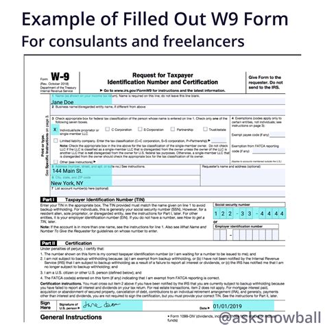 W9 Form 2023 Example - Printable Forms Free Online