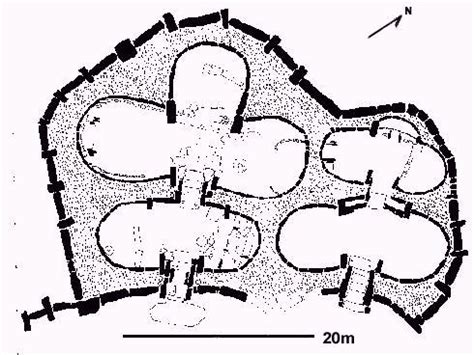 Plan Of The Temple Complex At Ggantija