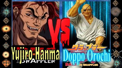 Yujiro Hanma vs Doppo Orochi - Ultimate M U G E N fight 2013 - YouTube